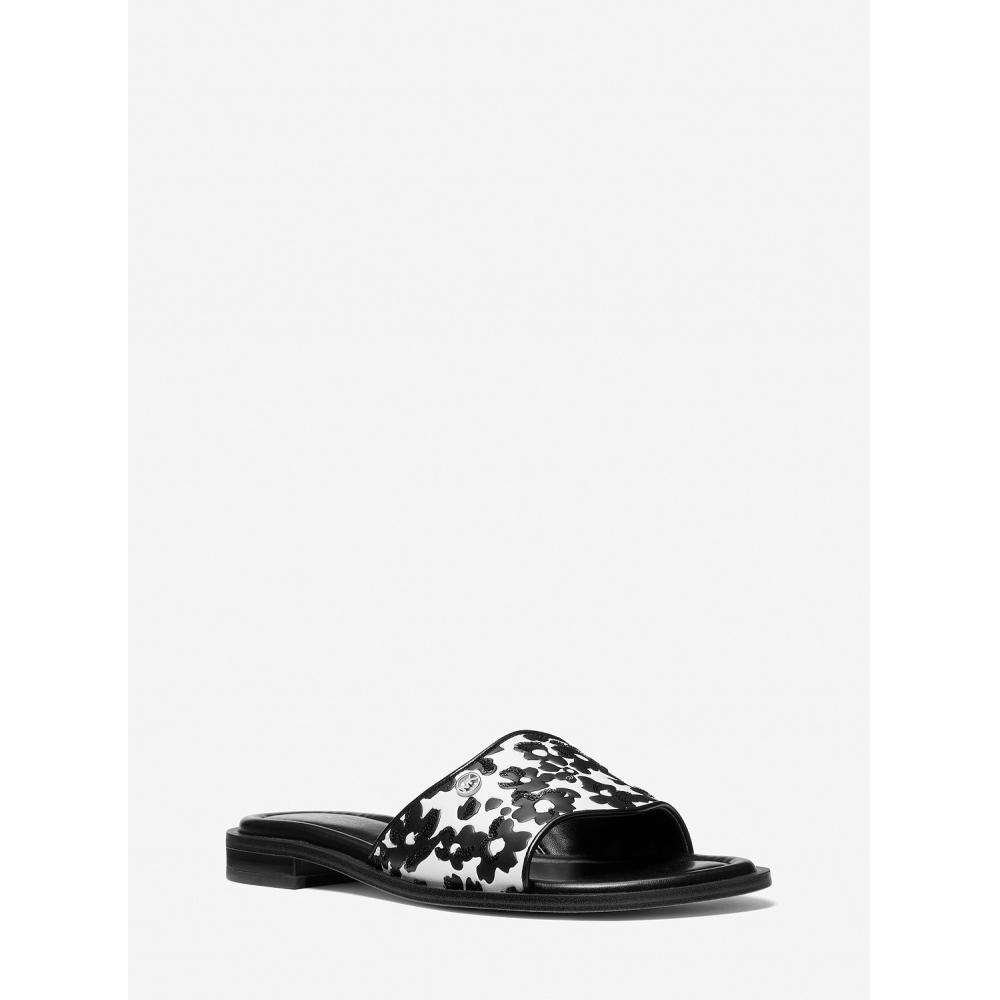 Michael Kors Hannah Sequin Floral Print Slide Sandals 49s5hnfs2l5 Black Multi 7
Michael Kors Hannah Sequin Floral Print Slide Sandals 49s5hnfs2l5 Black Multi 7