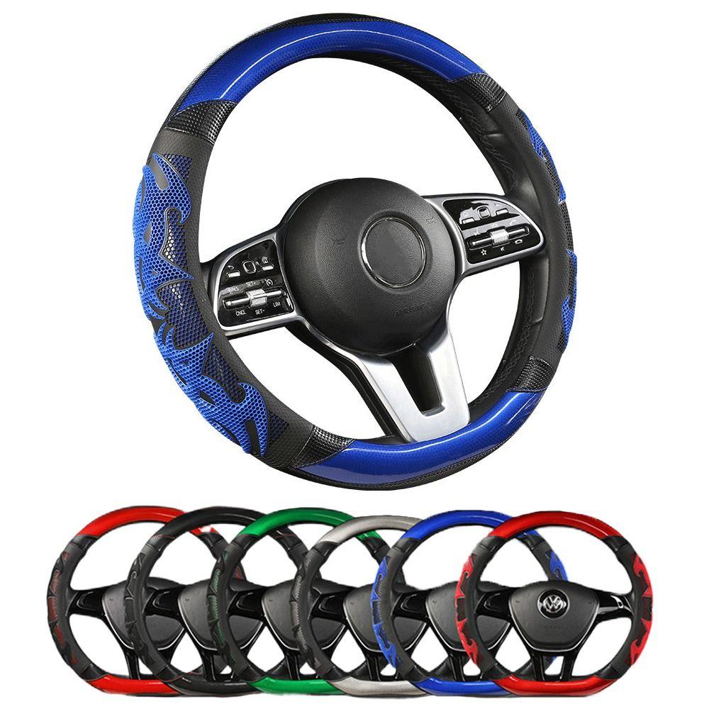 Breathable Steering Wheel Cover 38cm Universal Anti Slip Steering Cover Car Interior Decoration срібний
Breathable Steering Wheel Cover 38cm Universal Anti Slip Steering Cover Car Interior Decoration срібний