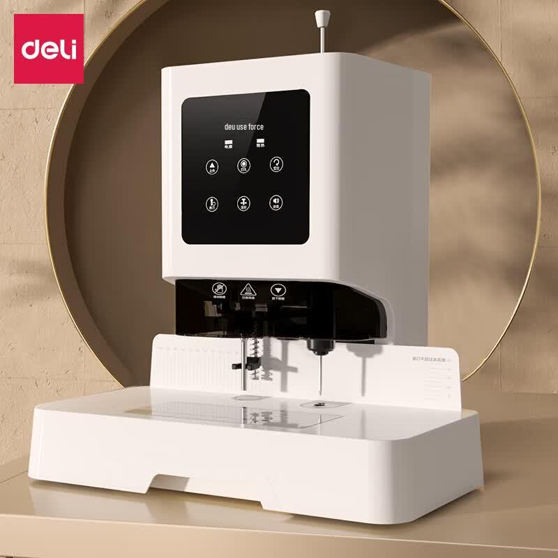 Deli Z1 Financial Binding Machine CN plug (adapter included)
Deli Z1 Financial Binding Machine CN plug (adapter included)