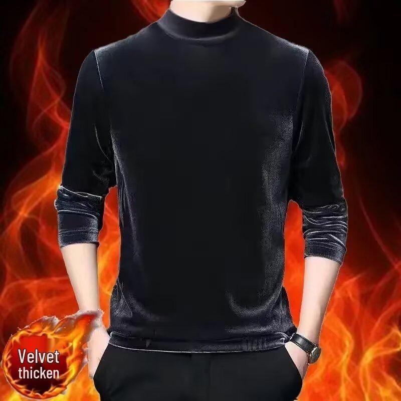 Men s Winter Velvet Hoodie: Half-High Collar, Long Sleeve Versatile Base Layer Sweater L
Men s Winter Velvet Hoodie: Half-High Collar, Long Sleeve Versatile Base Layer Sweater L