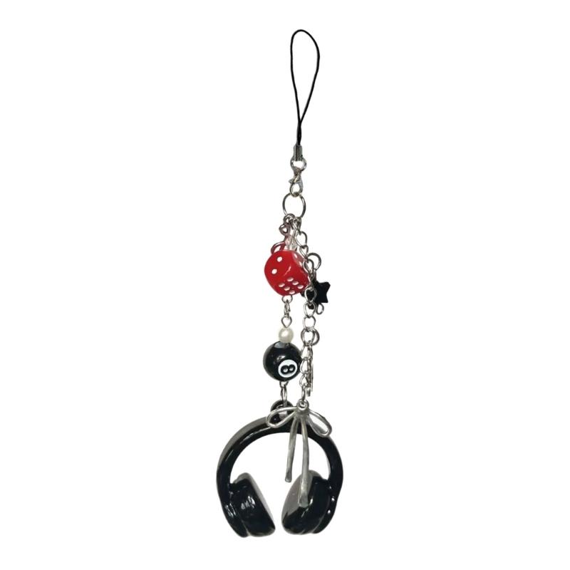 Stylish Beaded Earphone Chain/Keychain Accessory Lightweight Jewelry Decoration For Phone Keys Backpack Accessories
Stylish Beaded Earphone Chain/Keychain Accessory Lightweight Jewelry Decoration For Phone Keys Backpack Accessories