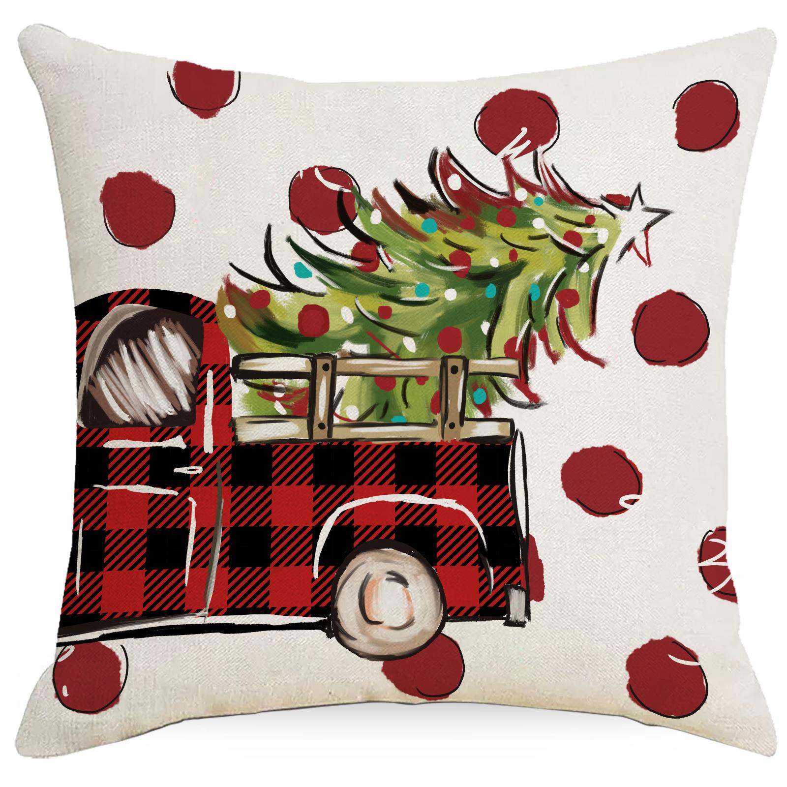 Новая Рождественская наволочка Милый лось Красно-полосатая клетка Домашнее украшение для диванной подушки 45 * 45Cm
Новая Рождественская наволочка Милый лось Красно-полосатая клетка Домашнее украшение для диванной подушки 45 * 45Cm