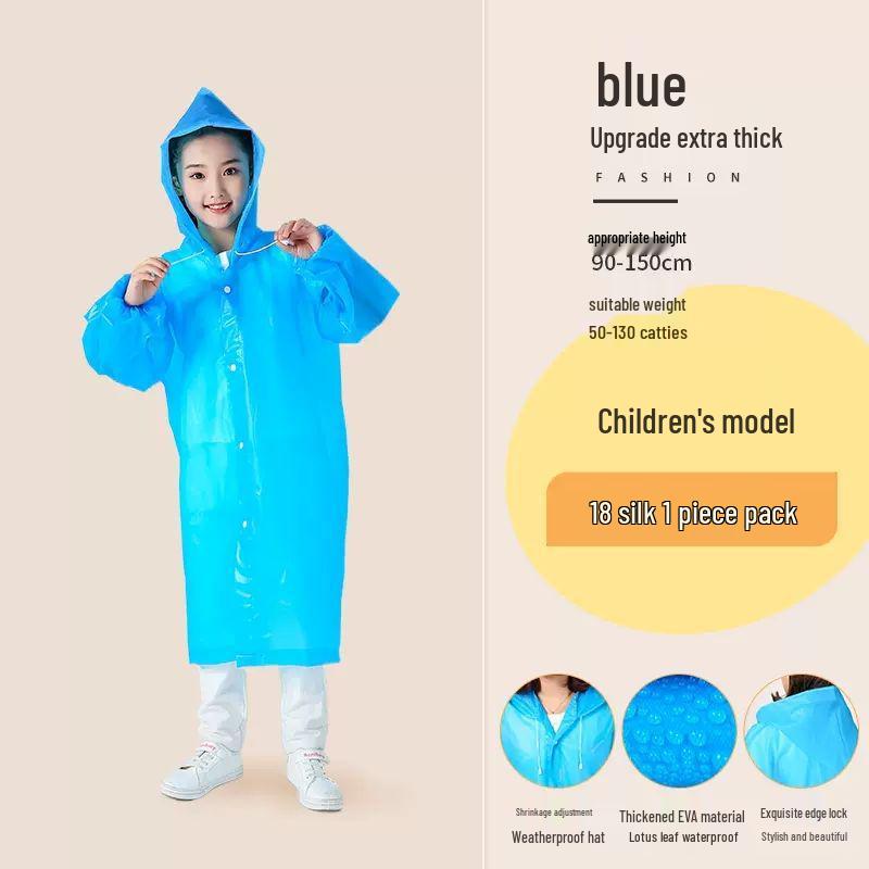 Kids Nezha Ao Bing Stormproof Raincoat with Backpack Slot, Full-Length, for Boys and Girls S for height 80-100 cm
Kids Nezha Ao Bing Stormproof Raincoat with Backpack Slot, Full-Length, for Boys and Girls S for height 80-100 cm