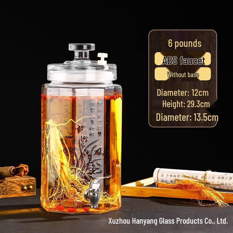 ZISIZ 6-Jin Glass Storage Jar with ABS Tap
ZISIZ 6-Jin Glass Storage Jar with ABS Tap