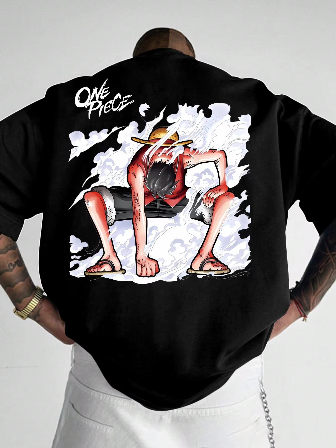 One Piece A Pure Cotton Summer Shortsleeved T Shirt for Men Both Men and Women Featuring The Famous Japanese Anime Luffy From 4XL
One Piece A Pure Cotton Summer Shortsleeved T Shirt for Men Both Men and Women Featuring The Famous Japanese Anime Luffy From 4XL