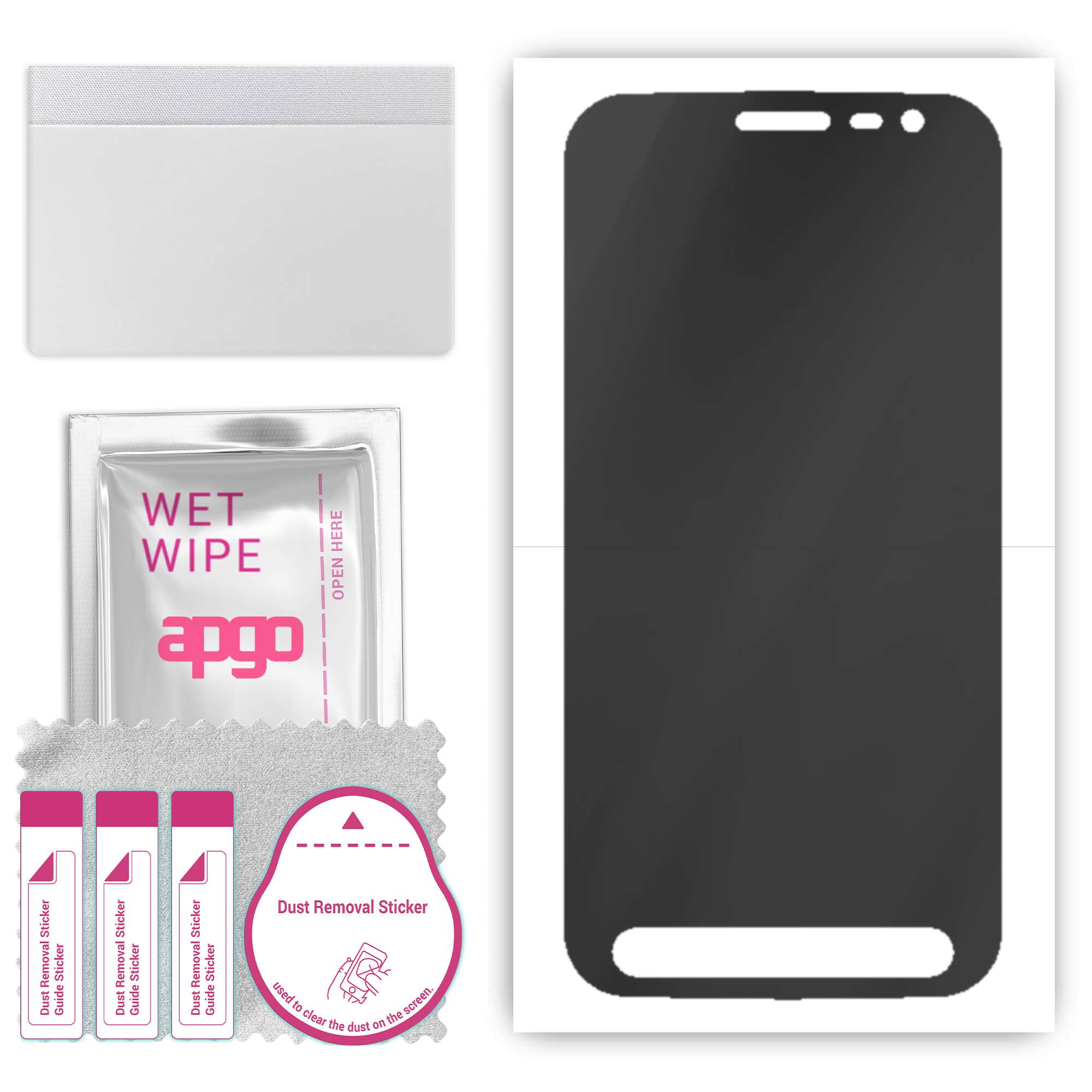apgo Hydrogel Privacy Matte Screen Protector for Samsung Galaxy Xcover 4, Anti Spy, Hydrogel Film, Flexible, Soft TPU with positioning layer easy inst
apgo Hydrogel Privacy Matte Screen Protector for Samsung Galaxy Xcover 4, Anti Spy, Hydrogel Film, Flexible, Soft TPU with positioning layer easy inst
