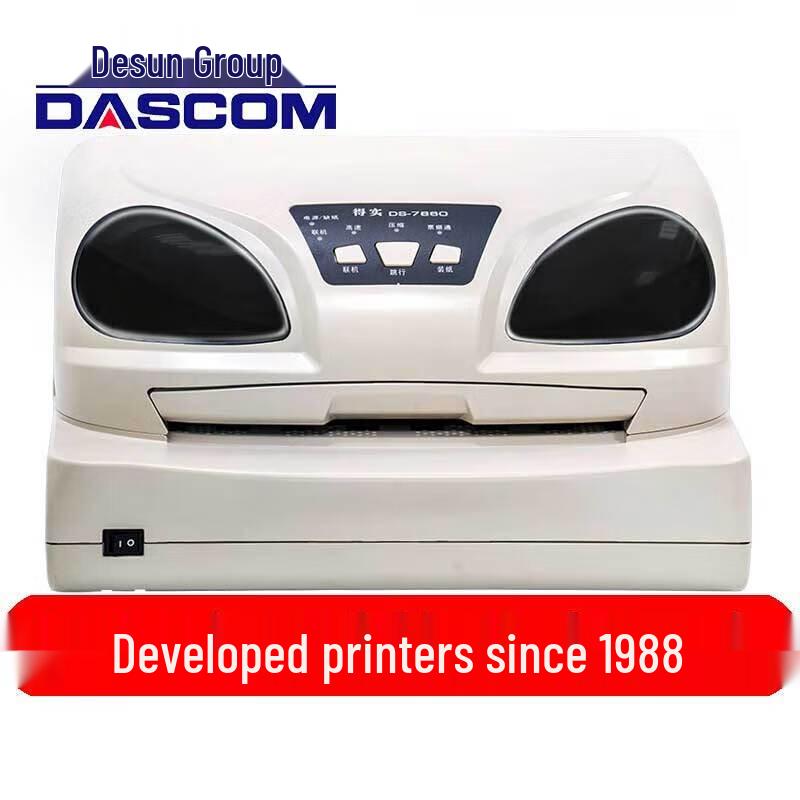 DASCOM DS-7860 Dot Matrix Printer CN plug (adapter included)
DASCOM DS-7860 Dot Matrix Printer CN plug (adapter included)
