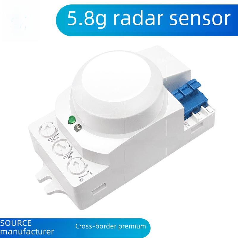 5.8G Microwave Sensor Smart Switch for Corridor LED Lighting Radar Sensor Knob 100-240V
5.8G Microwave Sensor Smart Switch for Corridor LED Lighting Radar Sensor Knob 100-240V