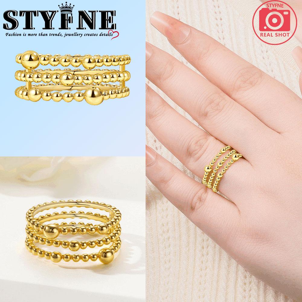 Copper Metal Authentic Original Golden Three-layer Movable Ring Women s Anniversary Perfect Gift Engagement Rings Designed For Women Mens High 6
Copper Metal Authentic Original Golden Three-layer Movable Ring Women s Anniversary Perfect Gift Engagement Rings Designed For Women Mens High 6