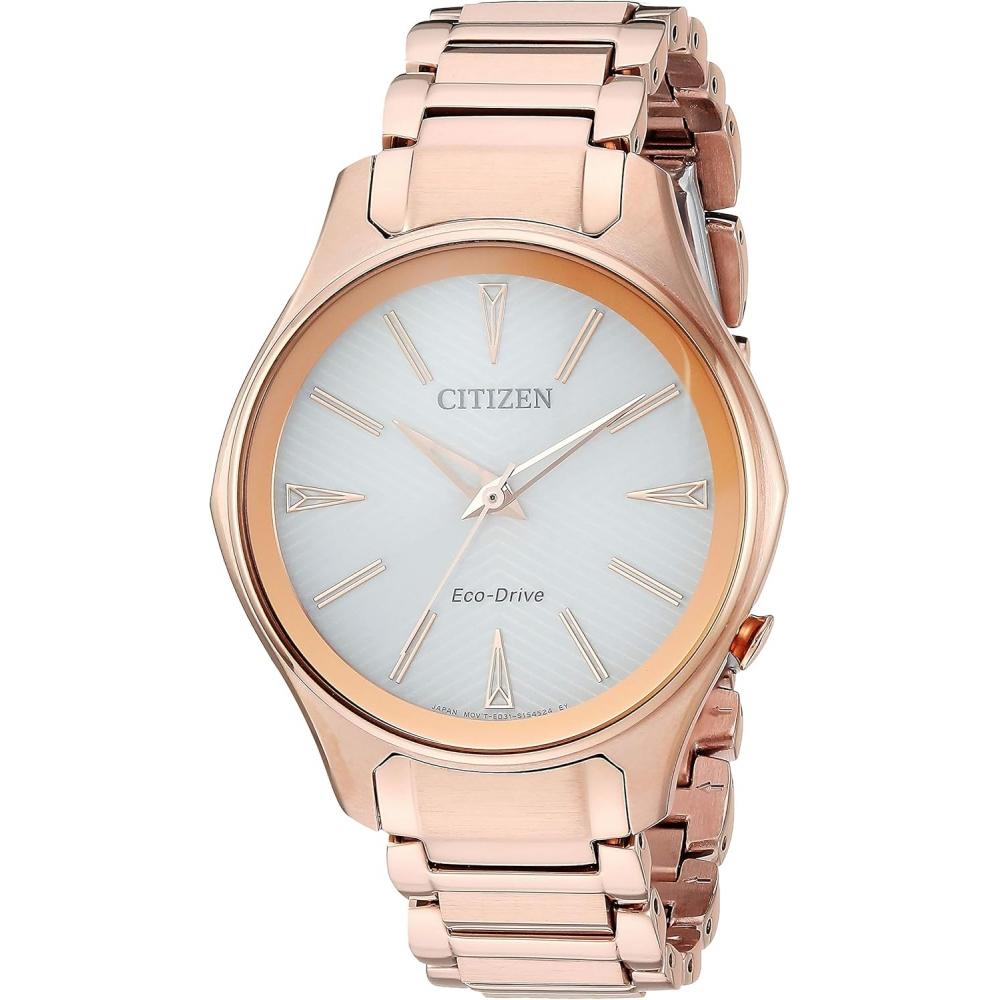 No Citizen Watch Company Citizen Womens Eco Drive Japanese Quartz Watch Stainless Steel Strap Pink Model EM0593 56A
No Citizen Watch Company Citizen Womens Eco Drive Japanese Quartz Watch Stainless Steel Strap Pink Model EM0593 56A