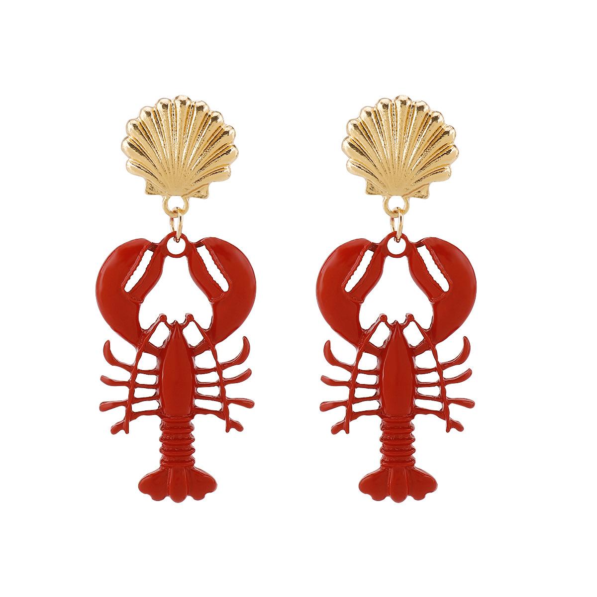 European and American beach vacation wind dripping lobster pendant necklace ZA fashionable and cute black and white beaded collarbone chain
European and American beach vacation wind dripping lobster pendant necklace ZA fashionable and cute black and white beaded collarbone chain
