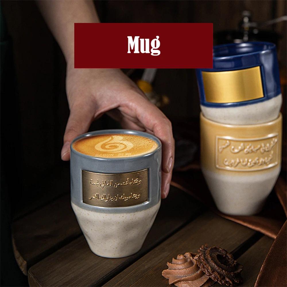 Saudi Style Mug Milk Ice Coffee Cup Creative Ceramic Couples Cup Tea Cup Office Mug Gift for Friends Middle Eastern Inscriptions 201-300ml серый
Saudi Style Mug Milk Ice Coffee Cup Creative Ceramic Couples Cup Tea Cup Office Mug Gift for Friends Middle Eastern Inscriptions 201-300ml серый