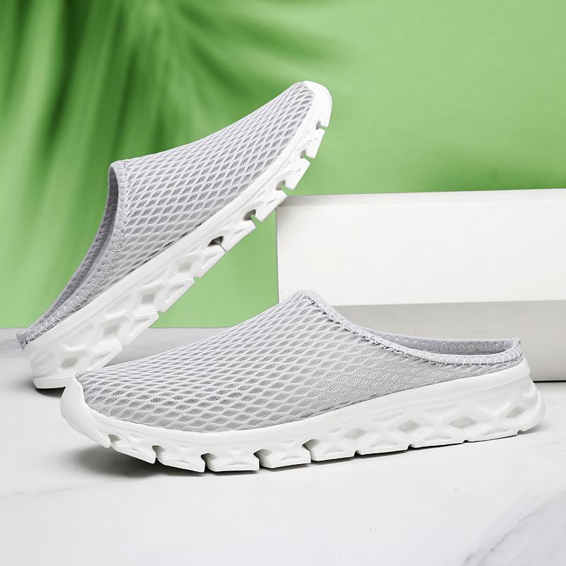 Women Slippers Sandals Summer Beach Slippers Women Breathable Mesh Flat Shoes Walking Women Home Slippers Couple Men Slippers 35 серый
Women Slippers Sandals Summer Beach Slippers Women Breathable Mesh Flat Shoes Walking Women Home Slippers Couple Men Slippers 35 серый