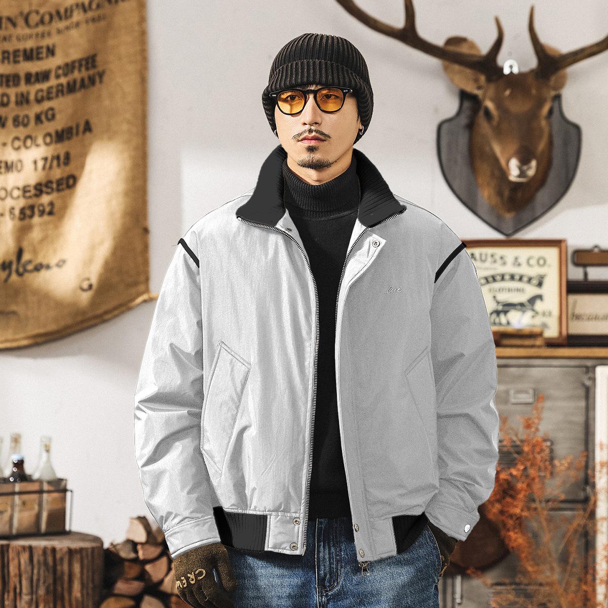 Men s Winter Warm American Retro Lightweight 90% White Duck Down Jacket - Trendy, Loose, Cold-Resistant Coat 2XL (160-180 jin)
Men s Winter Warm American Retro Lightweight 90% White Duck Down Jacket - Trendy, Loose, Cold-Resistant Coat 2XL (160-180 jin)