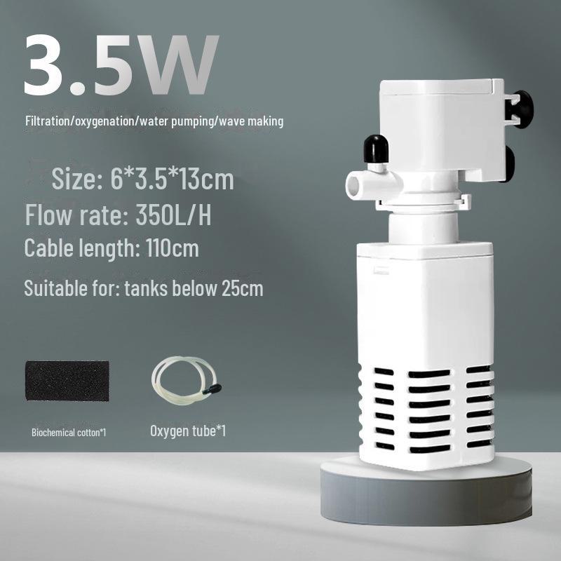 Фильтр для аквариума Songbao: Трехфункциональный насос и система очистки с кислородным насосом для небольших резервуаров
Фильтр для аквариума Songbao: Трехфункциональный насос и система очистки с кислородным насосом для небольших резервуаров
