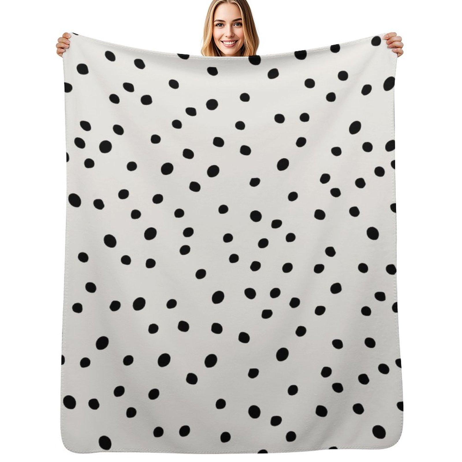 Preppy Spots Black and White Minimal Polka Dot Print Throw Blanket Anti Shedding Soft Fuzzy Blanket for Home 102x76cm(40x30in)
Preppy Spots Black and White Minimal Polka Dot Print Throw Blanket Anti Shedding Soft Fuzzy Blanket for Home 102x76cm(40x30in)