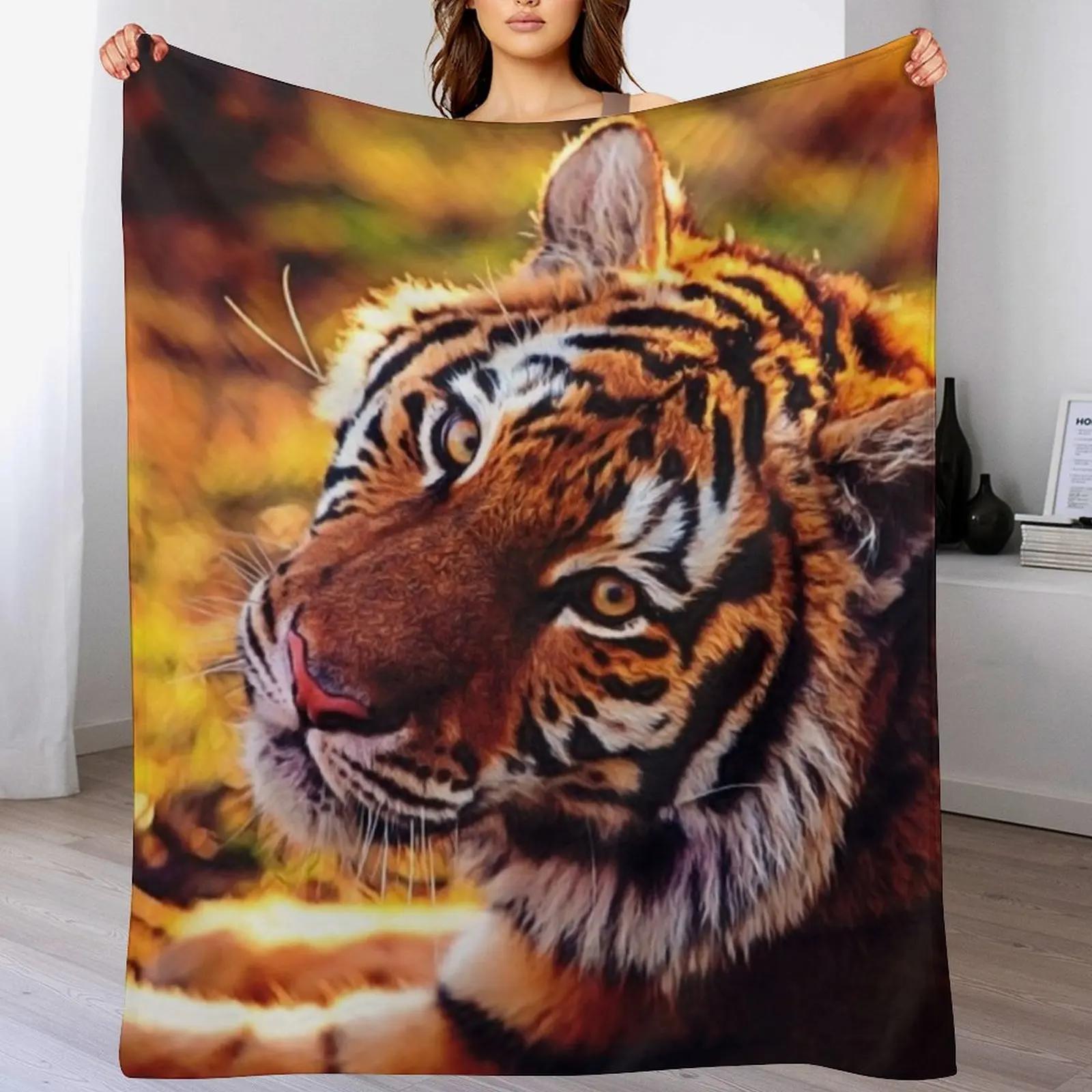 Beautiful Tiger Throw Blanket Lightweight Cozy Blanket for Bed Sofa 102x76cm(40x30in)
Beautiful Tiger Throw Blanket Lightweight Cozy Blanket for Bed Sofa 102x76cm(40x30in)