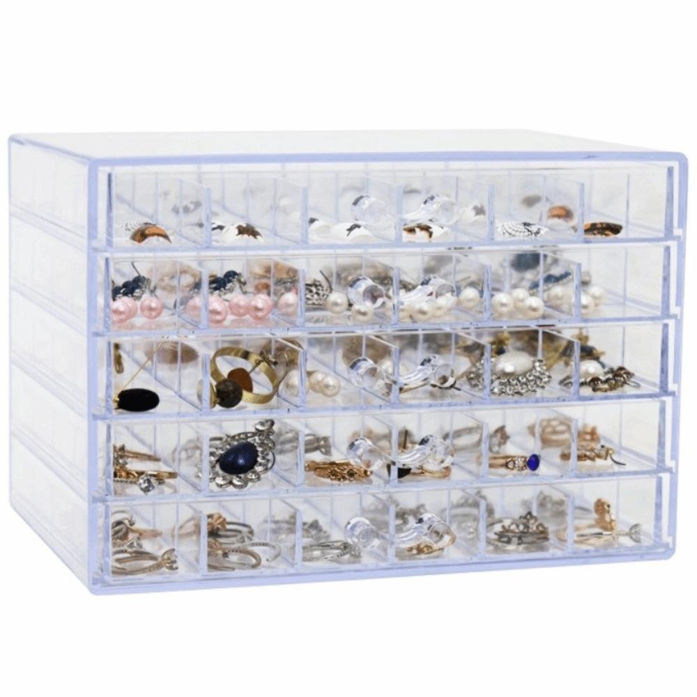Transparent Jewelry Organizer High-capacity Multi-layer Box Earring Holder Organizer Craft Storage Regular
Transparent Jewelry Organizer High-capacity Multi-layer Box Earring Holder Organizer Craft Storage Regular