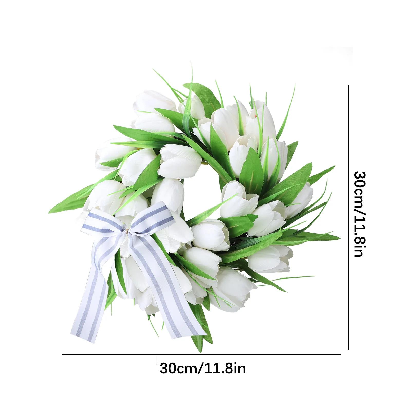 Artificial Flowers Tulip Wreath White Spring In The Summer Wedding Decoration Wall Hanging Home Party Simulation Garland
Artificial Flowers Tulip Wreath White Spring In The Summer Wedding Decoration Wall Hanging Home Party Simulation Garland