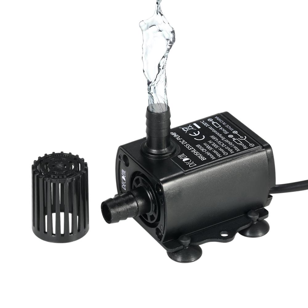USB DC5V 4.8W Ultra-quiet Mini Brushless Water Pump Waterproof Submersible Fountain Aquarium Circulating 300L/H Lift 300cm 4.8W
USB DC5V 4.8W Ultra-quiet Mini Brushless Water Pump Waterproof Submersible Fountain Aquarium Circulating 300L/H Lift 300cm 4.8W