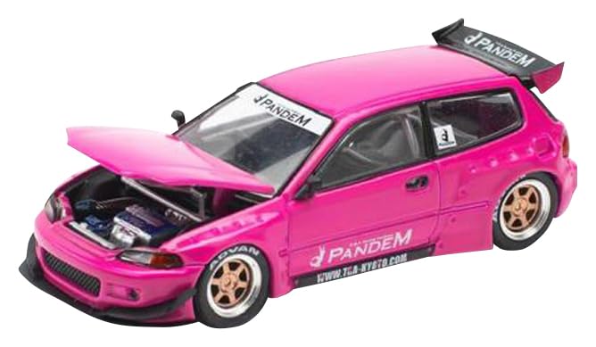 POP RACE x Enigma Pandem Civic EG6 Pink Finished Model PRE008 1/64 -
POP RACE x Enigma Pandem Civic EG6 Pink Finished Model PRE008 1/64 -