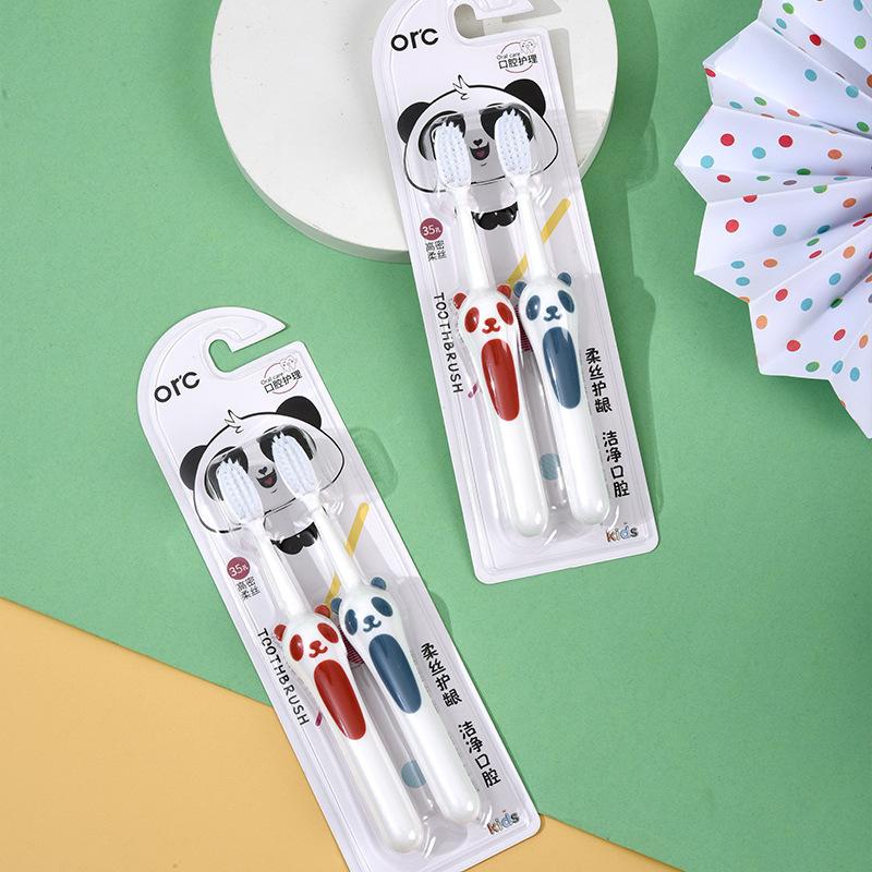 Children s Toothbrush Panda Cartoon Soft-bristled Brush 2-6-12-year-old Children s Baby Toothbrush Soft-bristled Children s Toothbrush Two Packs
Children s Toothbrush Panda Cartoon Soft-bristled Brush 2-6-12-year-old Children s Baby Toothbrush Soft-bristled Children s Toothbrush Two Packs