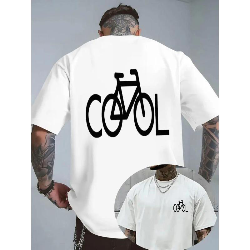 Men S T - Shirt with Cool Bicycle Graphic on Back & Chest, Casual Crew Neck Tee, Lightweight Breathable for Summer, Trendy Streetwear with Tattoo 4XL білий
Men S T - Shirt with Cool Bicycle Graphic on Back & Chest, Casual Crew Neck Tee, Lightweight Breathable for Summer, Trendy Streetwear with Tattoo 4XL білий