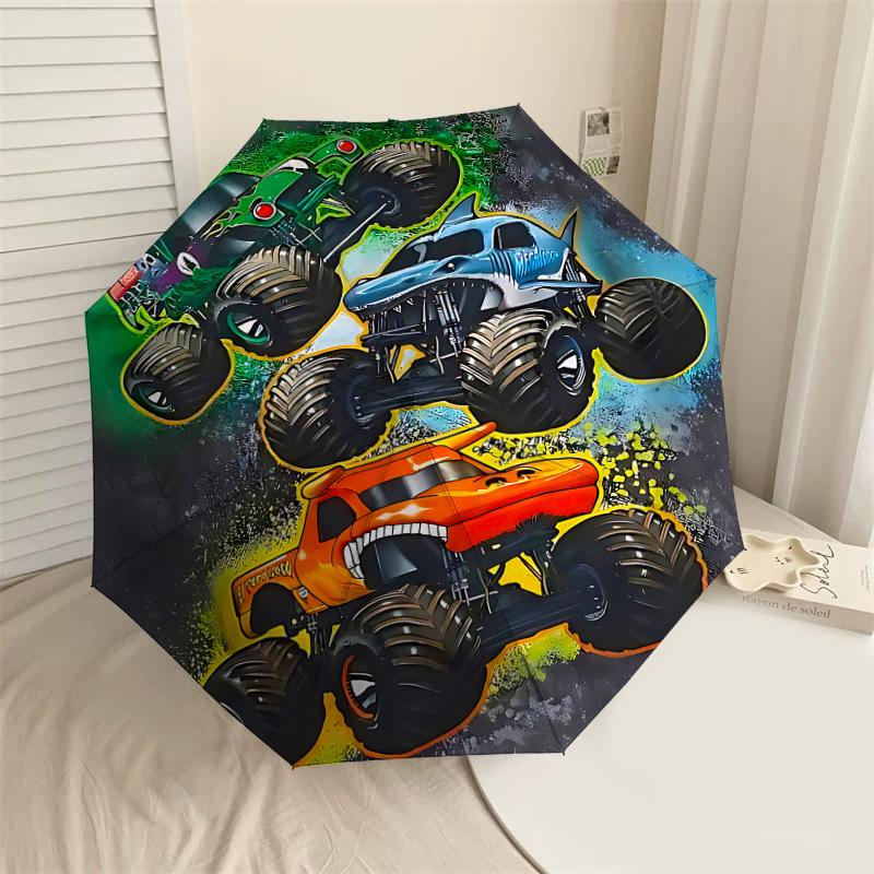 1PC monster trucks Umbrella-8-Rib Reinforced, Automatic Open, Lightweight & Durable, Cute Fashion Accessory for Outdoor, Beach or Casual Use, Beach Um
1PC monster trucks Umbrella-8-Rib Reinforced, Automatic Open, Lightweight & Durable, Cute Fashion Accessory for Outdoor, Beach or Casual Use, Beach Um