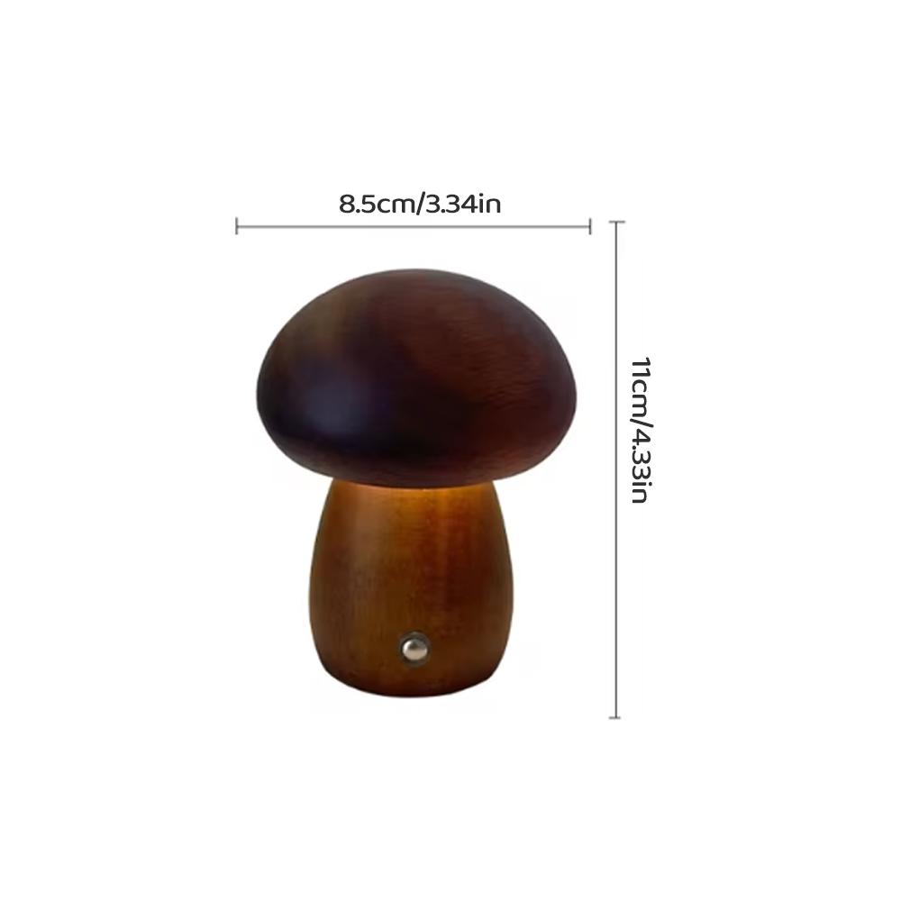 INS Wooden Creative Mushroom Night Light Stepless Dimming Bedside Table Lamp 3 Color Rechargeable Sleeping Nightlights For Room Warm White&USB Plug
INS Wooden Creative Mushroom Night Light Stepless Dimming Bedside Table Lamp 3 Color Rechargeable Sleeping Nightlights For Room Warm White&USB Plug