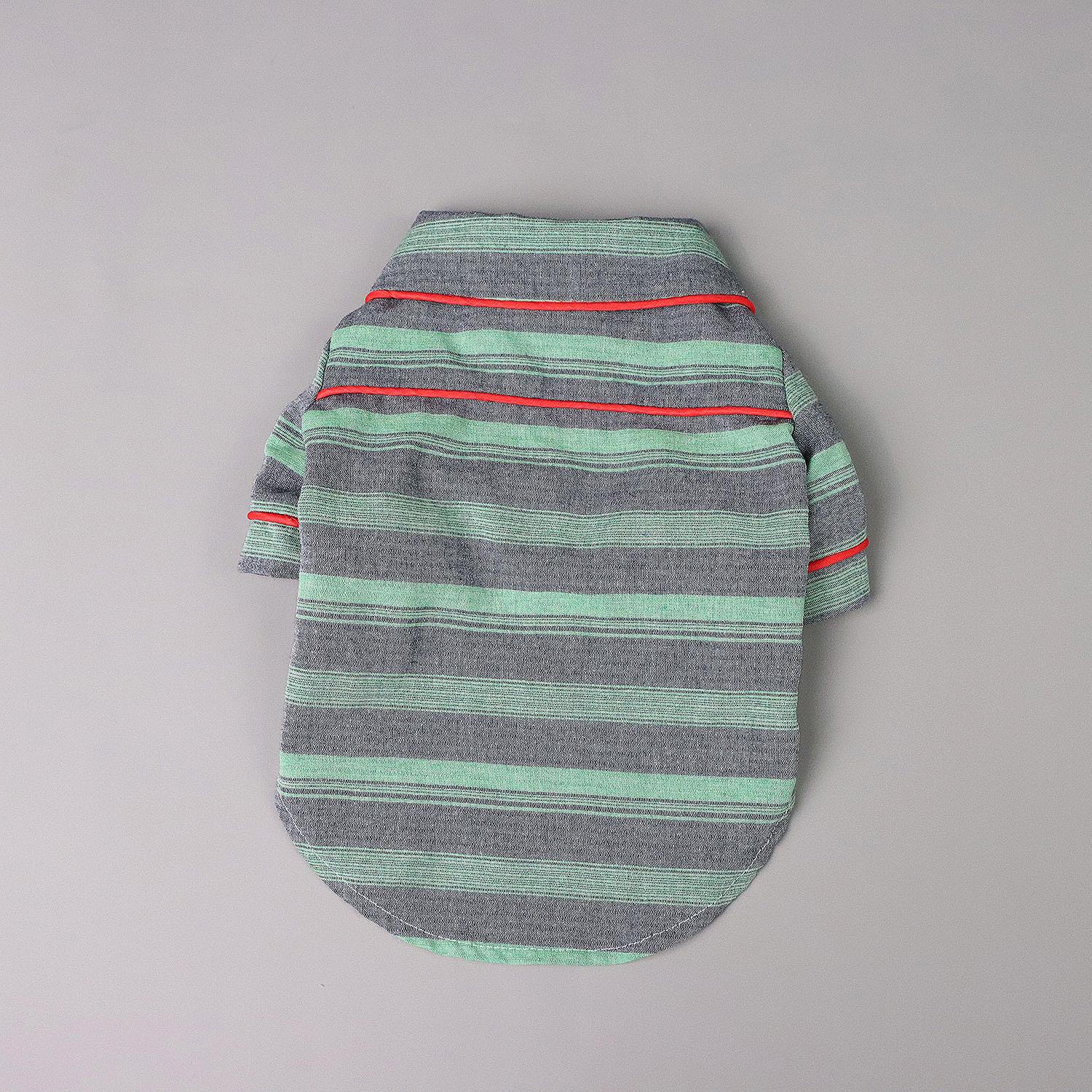 Dog Striped Pattern Shirts Soft and Comfortable Dog Shirt Pajamas Pets Clothes for Small Dogs Cats XS зелёный
Dog Striped Pattern Shirts Soft and Comfortable Dog Shirt Pajamas Pets Clothes for Small Dogs Cats XS зелёный