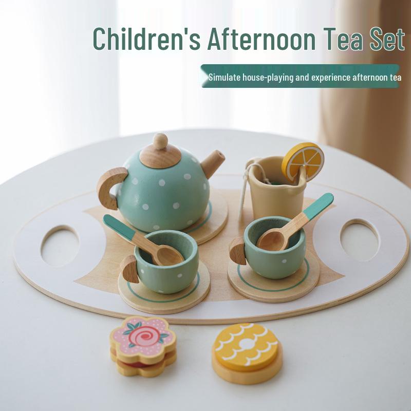 Wooden Afternoon Tea Set for Kids - Real Teapot Toy for Girls, Perfect Birthday Gift for 5-6 Year Olds Standard
Wooden Afternoon Tea Set for Kids - Real Teapot Toy for Girls, Perfect Birthday Gift for 5-6 Year Olds Standard