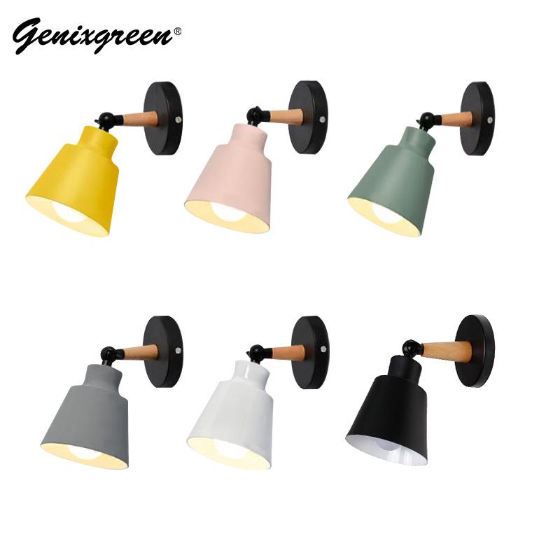 Nordic Modern Macaron Wall Lamp - Bedroom, Restaurant, Corridor, Staircase & Living Room E27 Night Light. Without Light Source
Nordic Modern Macaron Wall Lamp - Bedroom, Restaurant, Corridor, Staircase & Living Room E27 Night Light. Without Light Source