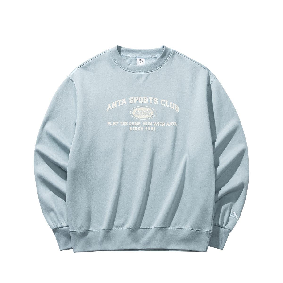 Anta Loose Letter Pullover Comfortable Casual Sweatshirt Women tops Crab-Shell-Blue 162348706-2
Anta Loose Letter Pullover Comfortable Casual Sweatshirt Women tops Crab-Shell-Blue 162348706-2