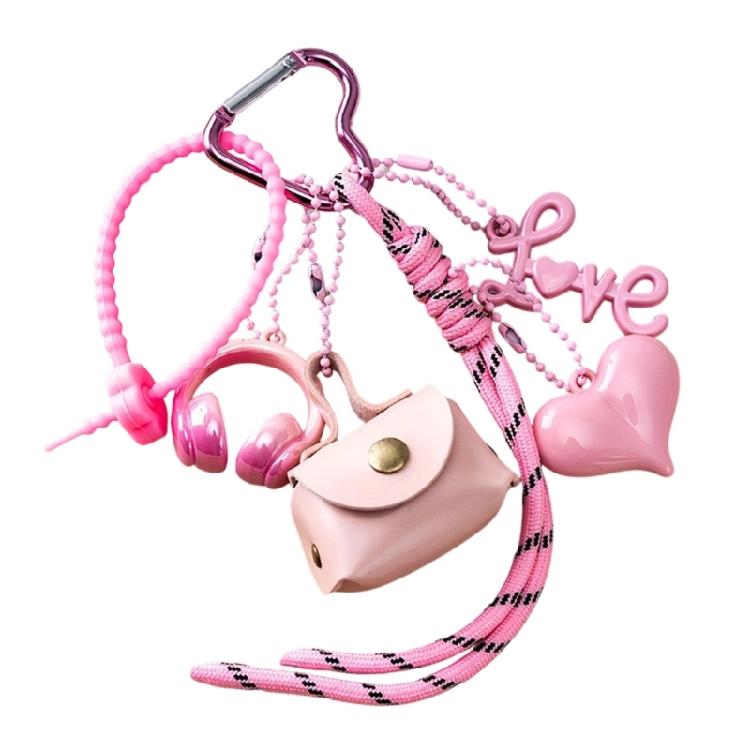 Fashion Bows Knot Braided Rope Purse Charm Decoration Acrylic Bag Pendant Keyring for Fashionable Look Enhancement
Fashion Bows Knot Braided Rope Purse Charm Decoration Acrylic Bag Pendant Keyring for Fashionable Look Enhancement