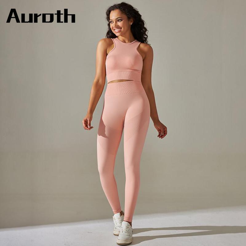 Высокоэластичный костюм для йоги Auroth, колготки для фитнеса, одежда для йоги, бесшовная однотонная спортивная одежда, комплект из двух предметов
Высокоэластичный костюм для йоги Auroth, колготки для фитнеса, одежда для йоги, бесшовная однотонная спортивная одежда, комплект из двух предметов