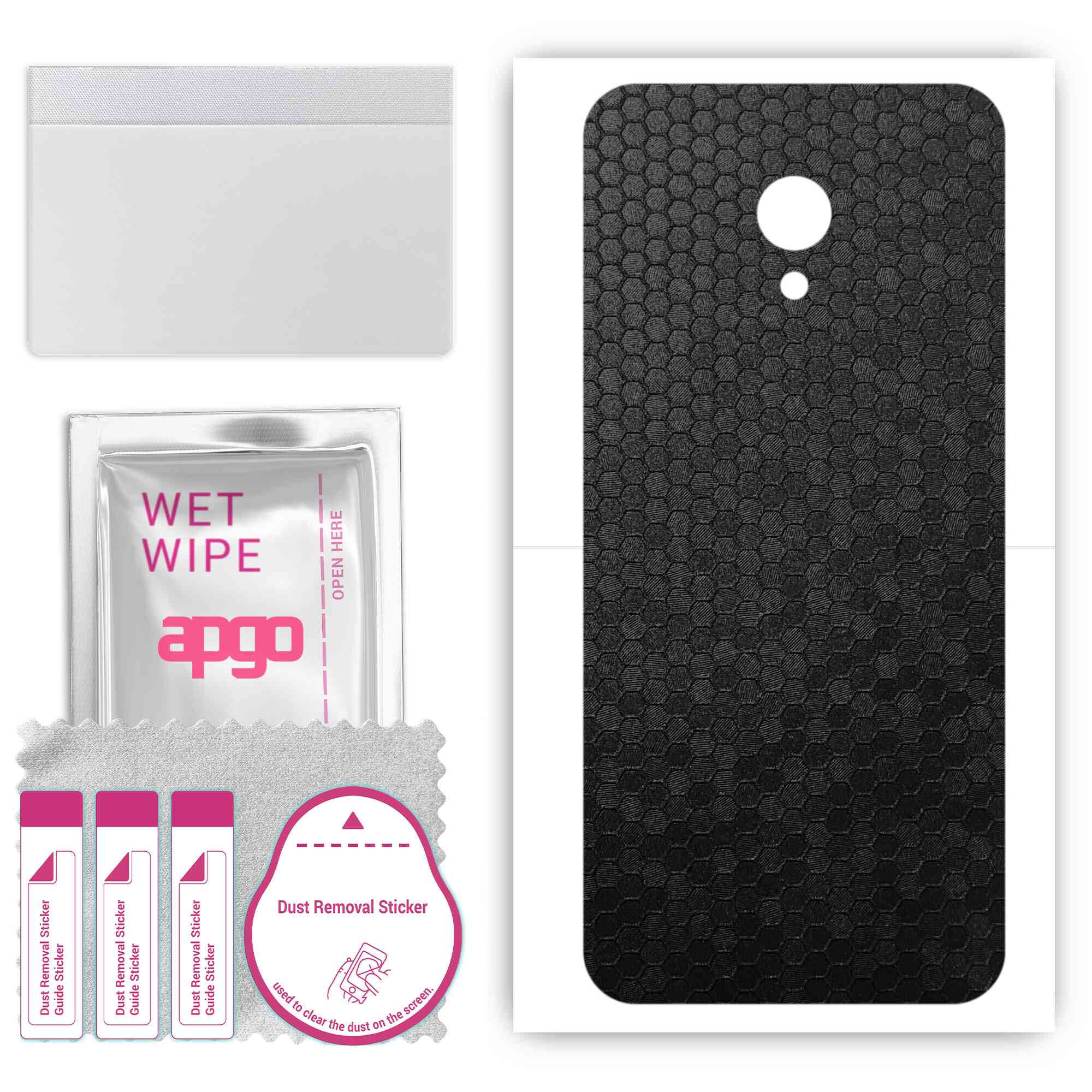 Apgo Protective Skin Sticker для задньої панелі, сумісний з Alcatel 1x (2019 р), Обгортка плівка, фольга, вініл – візерунок у чорних сотах
Apgo Protective Skin Sticker для задньої панелі, сумісний з Alcatel 1x (2019 р), Обгортка плівка, фольга, вініл – візерунок у чорних сотах