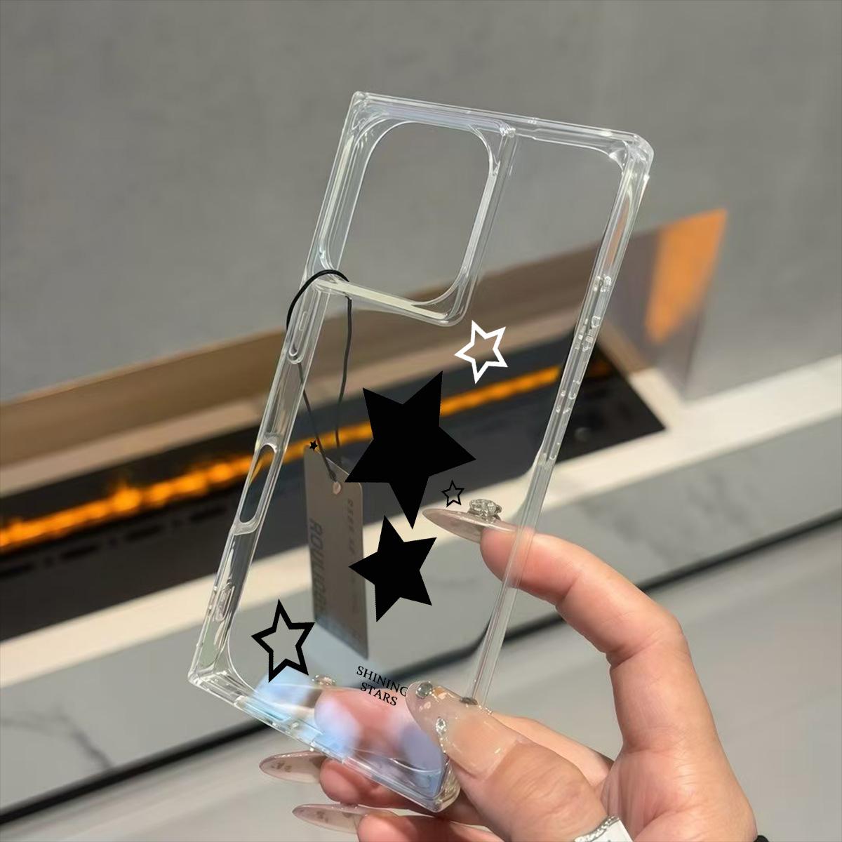 Transparent Square Back Tube Case Casing Protection For iPhone 16 ProMax 14 Pro Max 13 12 11 15 Plus Anti-Oxygen,Pentagonal Star Pattern iphone 11 ProMax
Transparent Square Back Tube Case Casing Protection For iPhone 16 ProMax 14 Pro Max 13 12 11 15 Plus Anti-Oxygen,Pentagonal Star Pattern iphone 11 ProMax