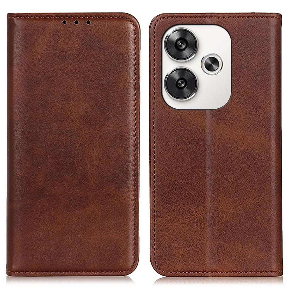 Для Xiaomi Poco F6 5G/Redmi Turbo 3 5G Защитный чехол из спилковой кожи с магнитной застежкой, кошелек, чехол для телефона Coffee
Для Xiaomi Poco F6 5G/Redmi Turbo 3 5G Защитный чехол из спилковой кожи с магнитной застежкой, кошелек, чехол для телефона Coffee