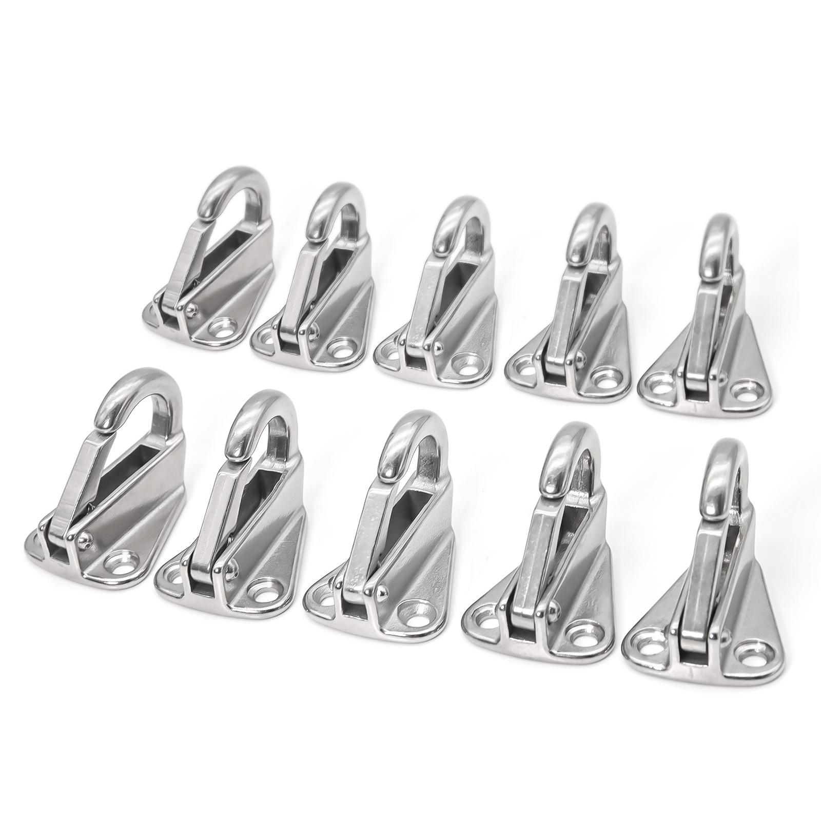 43mm Stainless Steel 316 Spring Fender Hook Snap Attach Rope Boat Sail Tug Ship Marine Hardware Boat accessories 10pcs as the picture shown
43mm Stainless Steel 316 Spring Fender Hook Snap Attach Rope Boat Sail Tug Ship Marine Hardware Boat accessories 10pcs as the picture shown