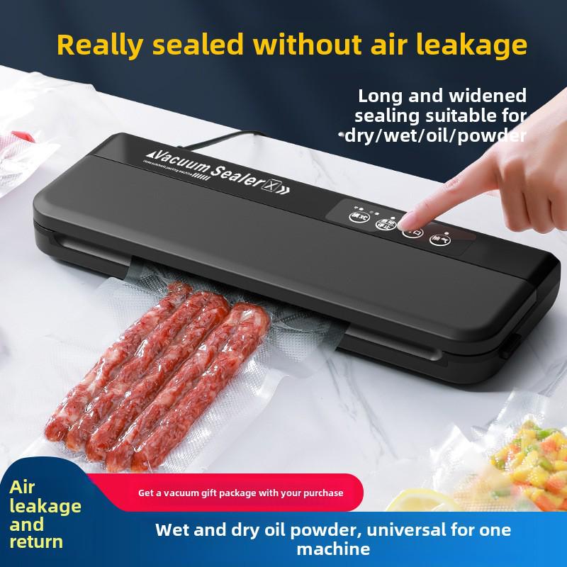 Dual-Purpose Portable Vacuum Sealer: Automatic Dry/Wet Food Packaging and Preservation Machine UK Plug
Dual-Purpose Portable Vacuum Sealer: Automatic Dry/Wet Food Packaging and Preservation Machine UK Plug