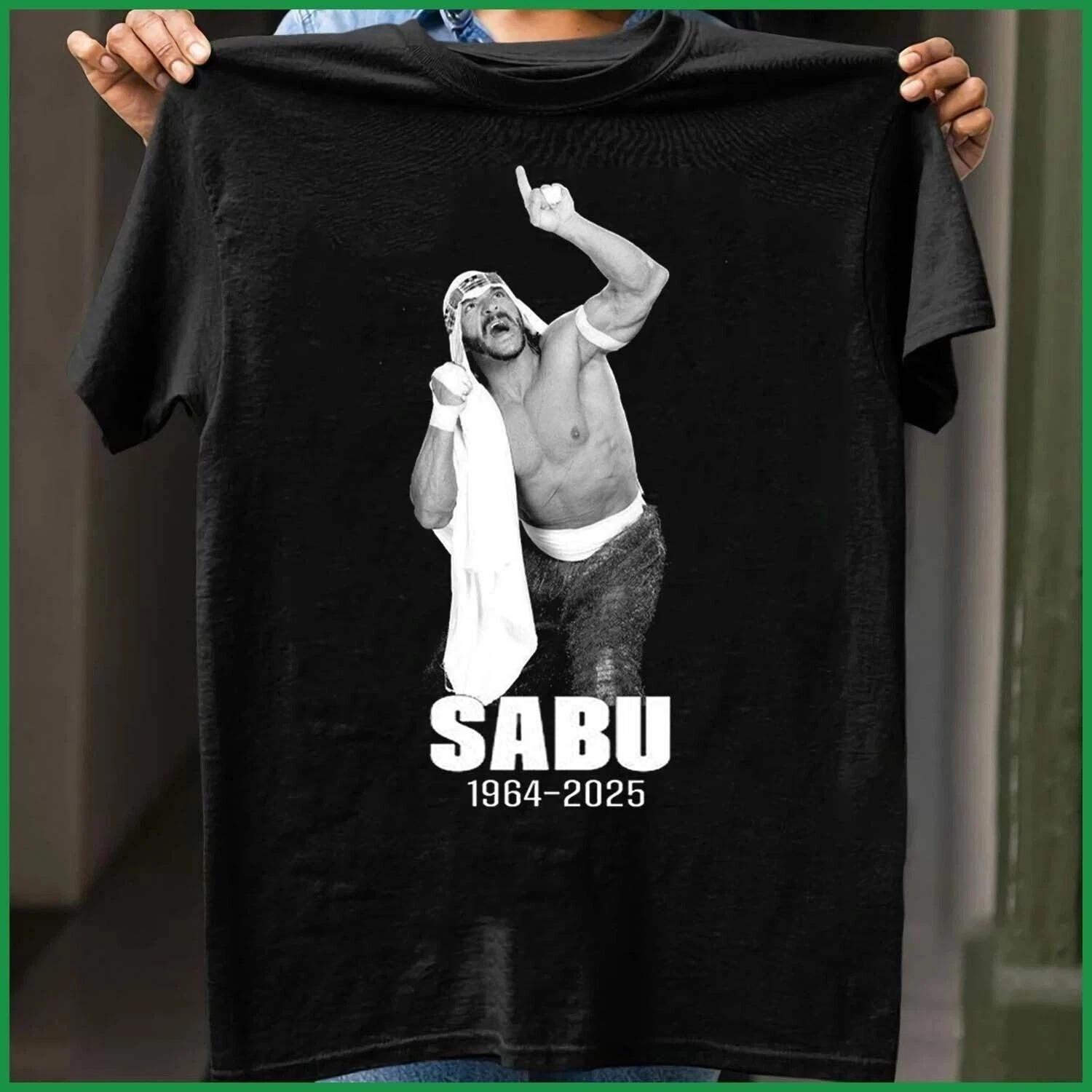 RIP Sabu Retro 1964 -2025 Black All Size Gift For Fan T-Shirt 3XL
RIP Sabu Retro 1964 -2025 Black All Size Gift For Fan T-Shirt 3XL