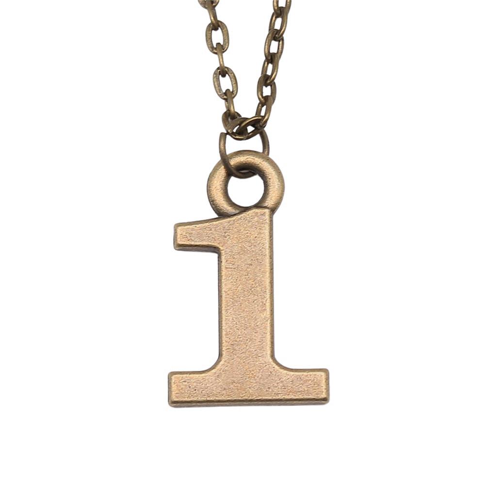Number Charm Necklace Lucky Numeral Pendant For Birthday Anniversary Jewelry Gift 43cm Chain A09-1pcs-26x16mm
Number Charm Necklace Lucky Numeral Pendant For Birthday Anniversary Jewelry Gift 43cm Chain A09-1pcs-26x16mm