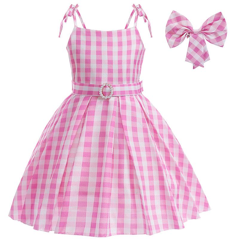 New Girls Suspender Plaid Waist Dress Skirt Cosplay Live Barbie Movie Same Princess Dress 120cm
New Girls Suspender Plaid Waist Dress Skirt Cosplay Live Barbie Movie Same Princess Dress 120cm