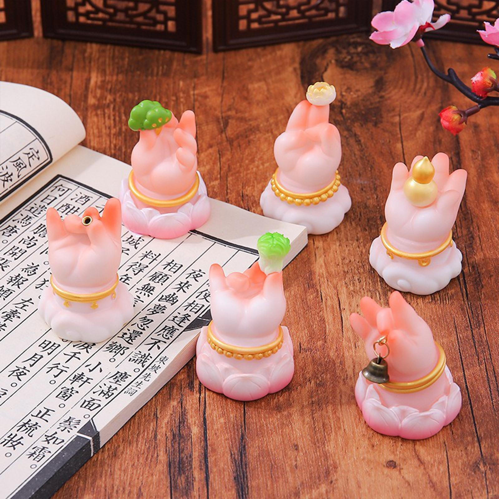 Buddha Hand Resin Craft for Tabletop Display 4.5x4x7cm Meditation Piece Chinese Cabbage
Buddha Hand Resin Craft for Tabletop Display 4.5x4x7cm Meditation Piece Chinese Cabbage