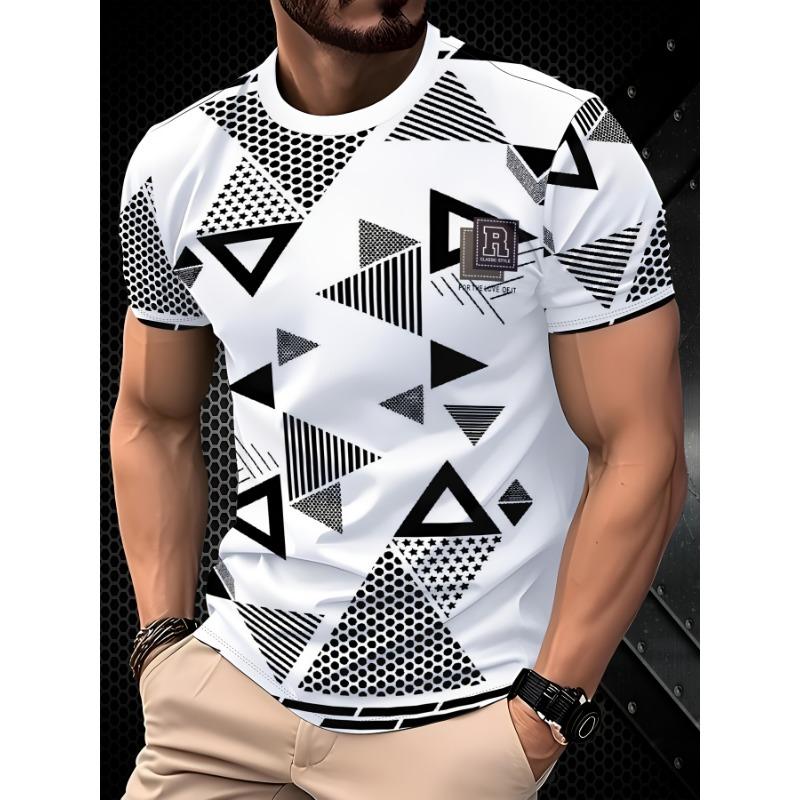 Men s Retro 3D Geometric Print T-Shirt - Perfect for Daily Wear and Vacation S
Men s Retro 3D Geometric Print T-Shirt - Perfect for Daily Wear and Vacation S