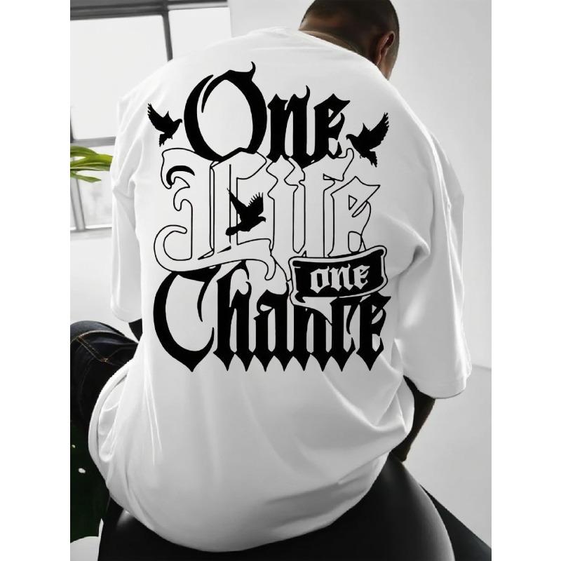 Мужская белая графическая футболка европейского размера One Life One Chance с принтом готической птицы, подходит для повседневной носки, БОЛЬШОЙ РАЗМЕР 2XL белый
Мужская белая графическая футболка европейского размера One Life One Chance с принтом готической птицы, подходит для повседневной носки, БОЛЬШОЙ РАЗМЕР 2XL белый