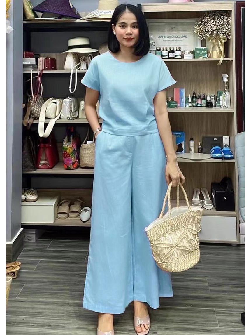 2023 Международный однотонный костюм-двойка с короткими рукавами - Элегантный женский наряд для поездок на работу S небесно-голубой
2023 Международный однотонный костюм-двойка с короткими рукавами - Элегантный женский наряд для поездок на работу S небесно-голубой