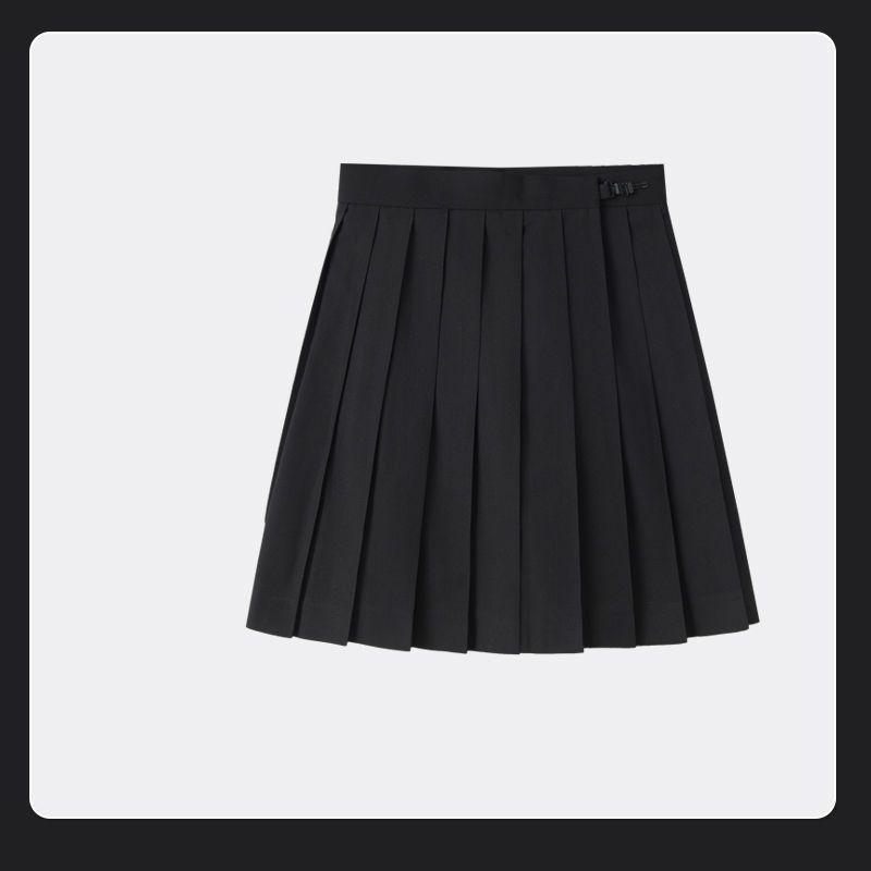 Белая приталенная рубашка с длинным рукавом и короткая юбка, маленький комплект школьной формы JK L
Белая приталенная рубашка с длинным рукавом и короткая юбка, маленький комплект школьной формы JK L