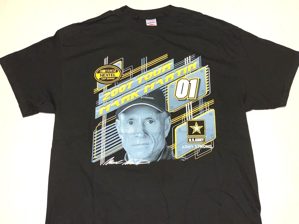 Rare Vintage 2007 Mark Martin NASCAR Cup Series Tour Army Strong T-Shirt New! XL Unisex T-Shirt XXXL
Rare Vintage 2007 Mark Martin NASCAR Cup Series Tour Army Strong T-Shirt New! XL Unisex T-Shirt XXXL