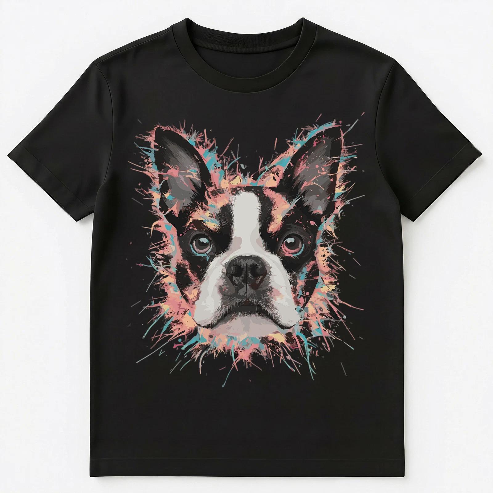 Colorful Paint Splash Boston Terrier Art Graphic Unisex T-Shirt 3XL
Colorful Paint Splash Boston Terrier Art Graphic Unisex T-Shirt 3XL